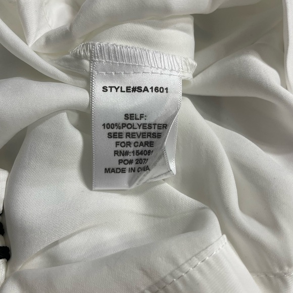 AMT White Black Striped Button Down Shirt
New - Picture 6 of 7